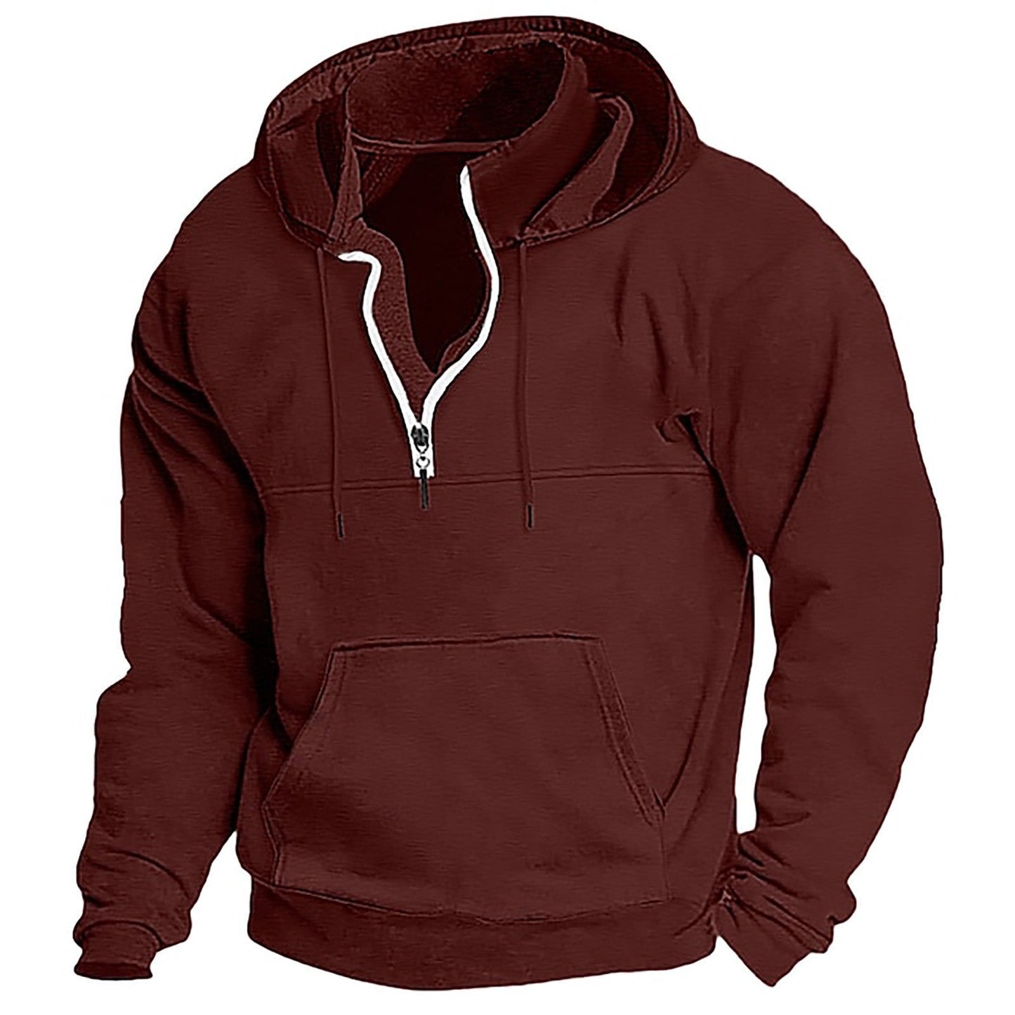 Street-wave Men's Cozy Zip Hoodie With Full Zip For All Day Comfort And Versatility