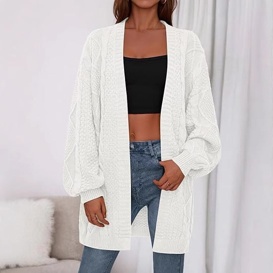 Street-wave Women's Oversized Knit Cardigan for Cozy Comfort and Everyday Wear All Day