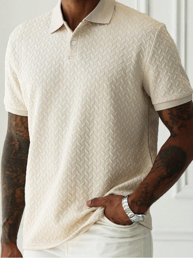 Men's Polo Shirt by Street-wave Elegant Design Breathable Cotton Blend Everyday For Men