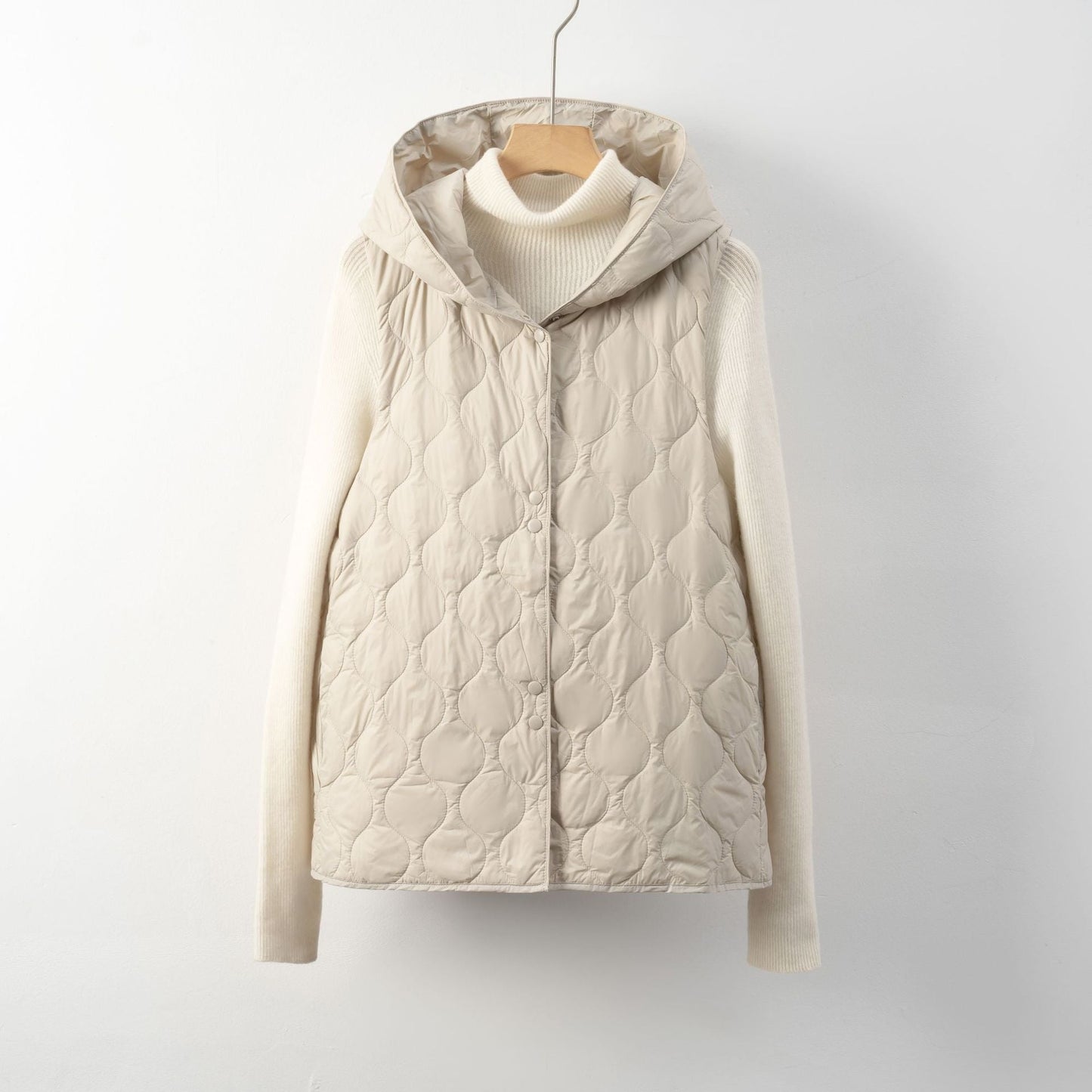 Street-wave Women's Quilted Vest With Hidden Hood And Soft Inner Lining For Chic Layering And All Day Warmth