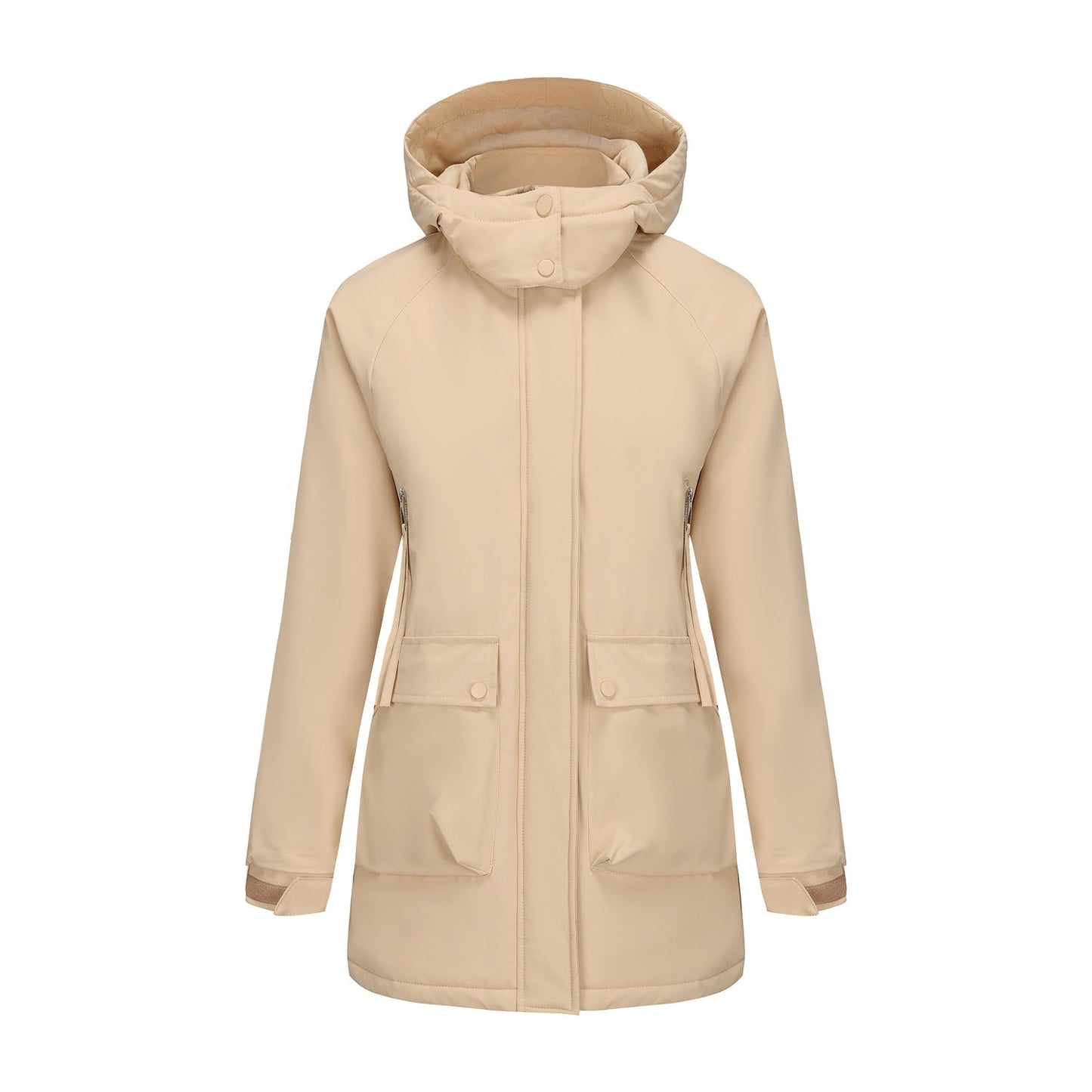 Street-Wave Women's Waterproof All-Weather Jacket With Hood For Active Outdoor Adventurers