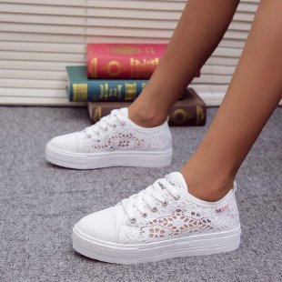 Street-wave Breathable Lace Sneakers For Women Comfort And All Day Support For Active Lifestyles