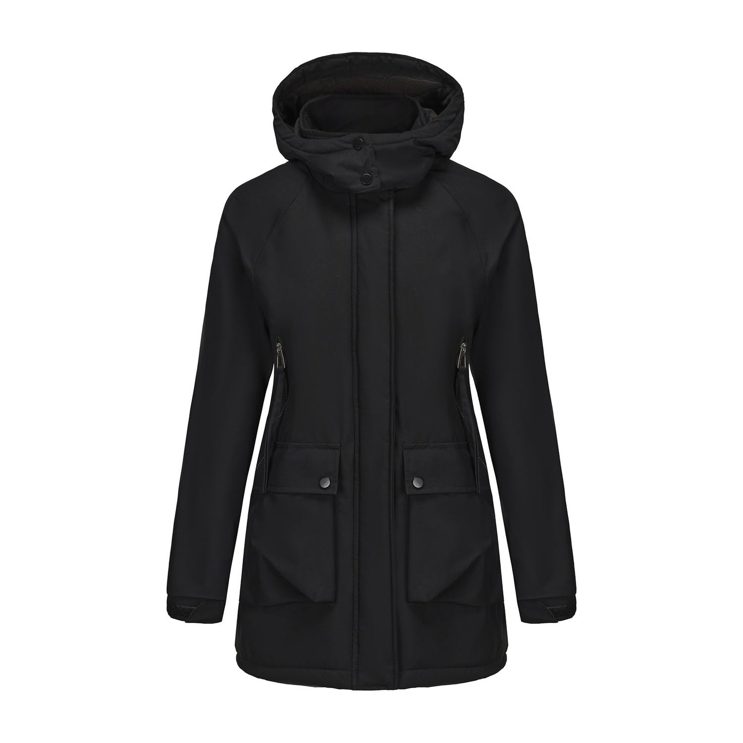 Street-Wave Women's Waterproof All-Weather Jacket With Hood For Active Outdoor Adventurers