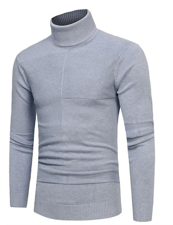 Streetwave Men's Premium Soft Knit Turtleneck Sweater For Warm Comfort And Style