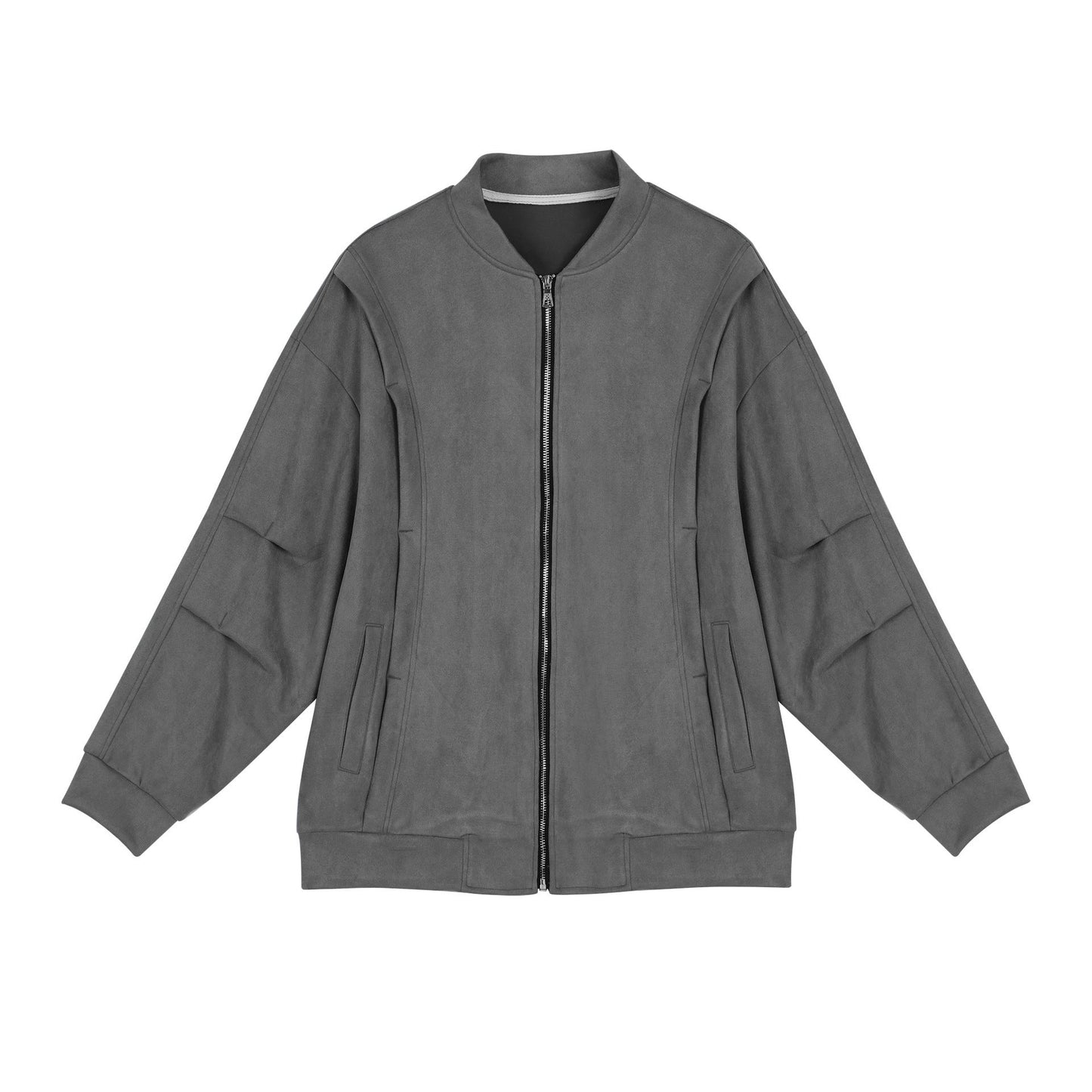 Streetwave Women Oversized Faux Leather Jacket With Soft Feel And Full Zip For Modern Style
