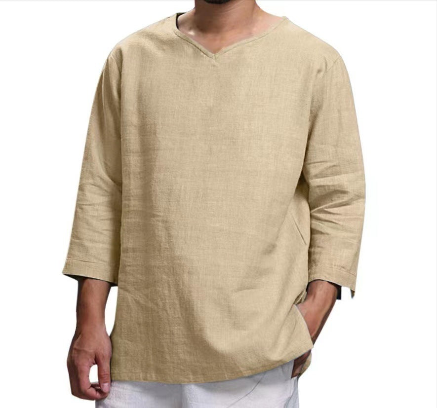Street-Wave Mens Casual Long Sleeve Shirt Premium Cotton For All Day Comfort Everyday Wear