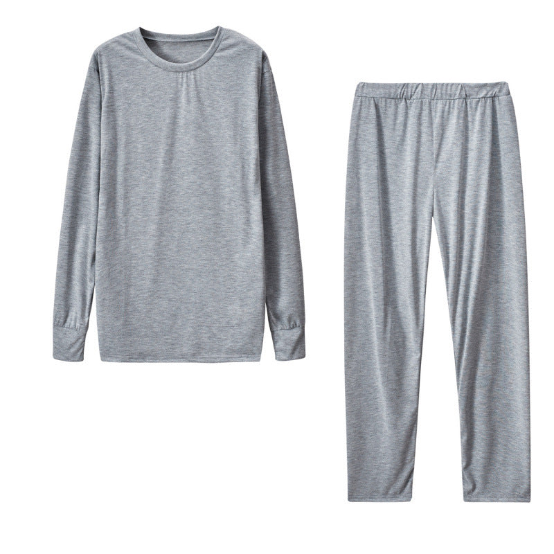 Street-wave Women's Long Sleeve Pajama Set With Elastic Pants Cozy Breathable Sleepwear
