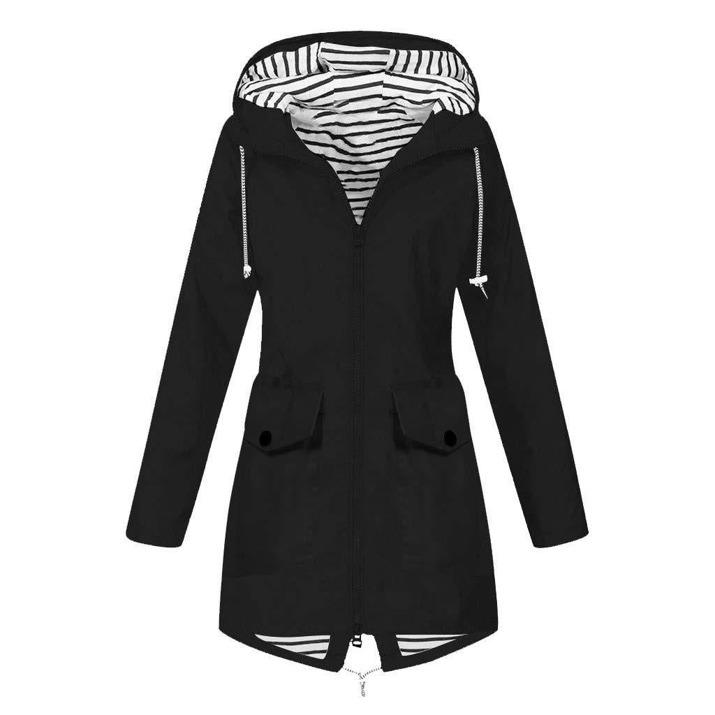 Street-wave Women's Weatherproof Jacket With Adjustable Hood And Practical Pockets