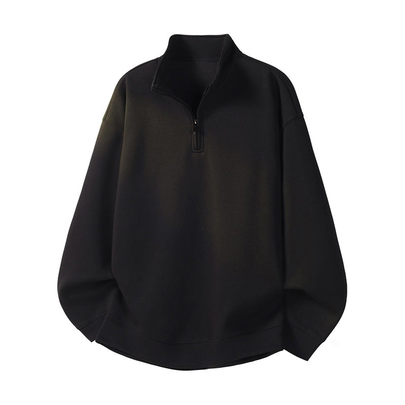 Women Oversized Fleece Pullover Half Zip Collar Streetwave Soft Warmth All Day Comfort Cozy Everyday Wear