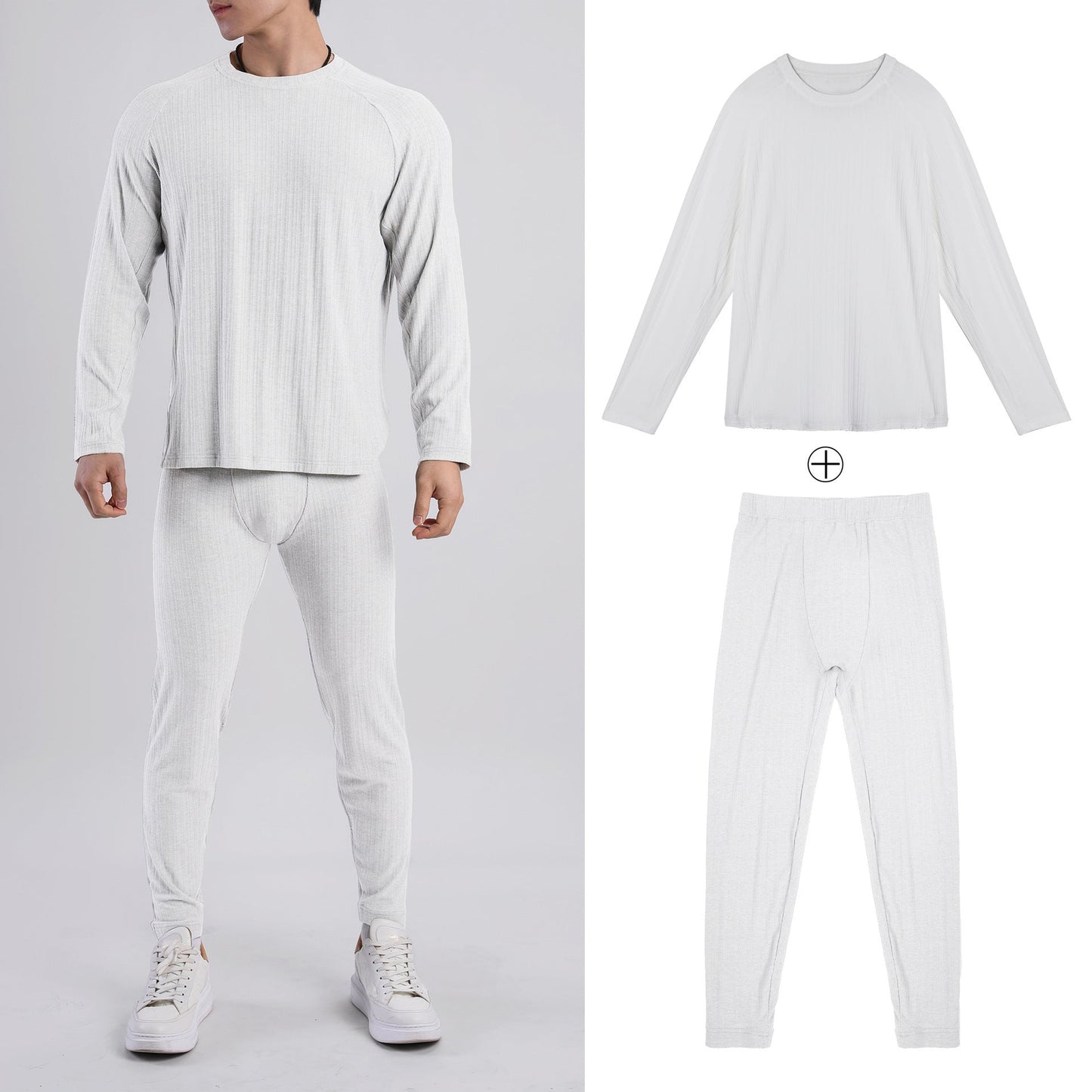 Streetwave Men's Thermal Set With Innovative Insulation And Moisture Wicking Fabric For Active Comfort