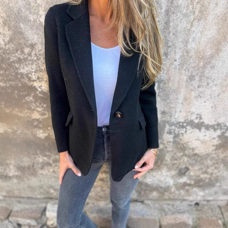 Street-Wave Womens Elegant Comfortable Business Blazer For Professional Office Looks