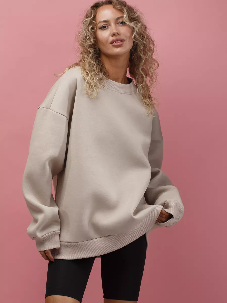 Oversized Sweatshirt For Women By Streetwave Cozy Soft Cotton Comfort Loose Fit Casual Streetwear