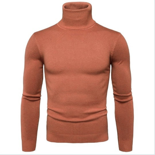 Street Wave Mens Merino Wool Turtleneck Sweater Elegant Soft Warm Everyday Comfort