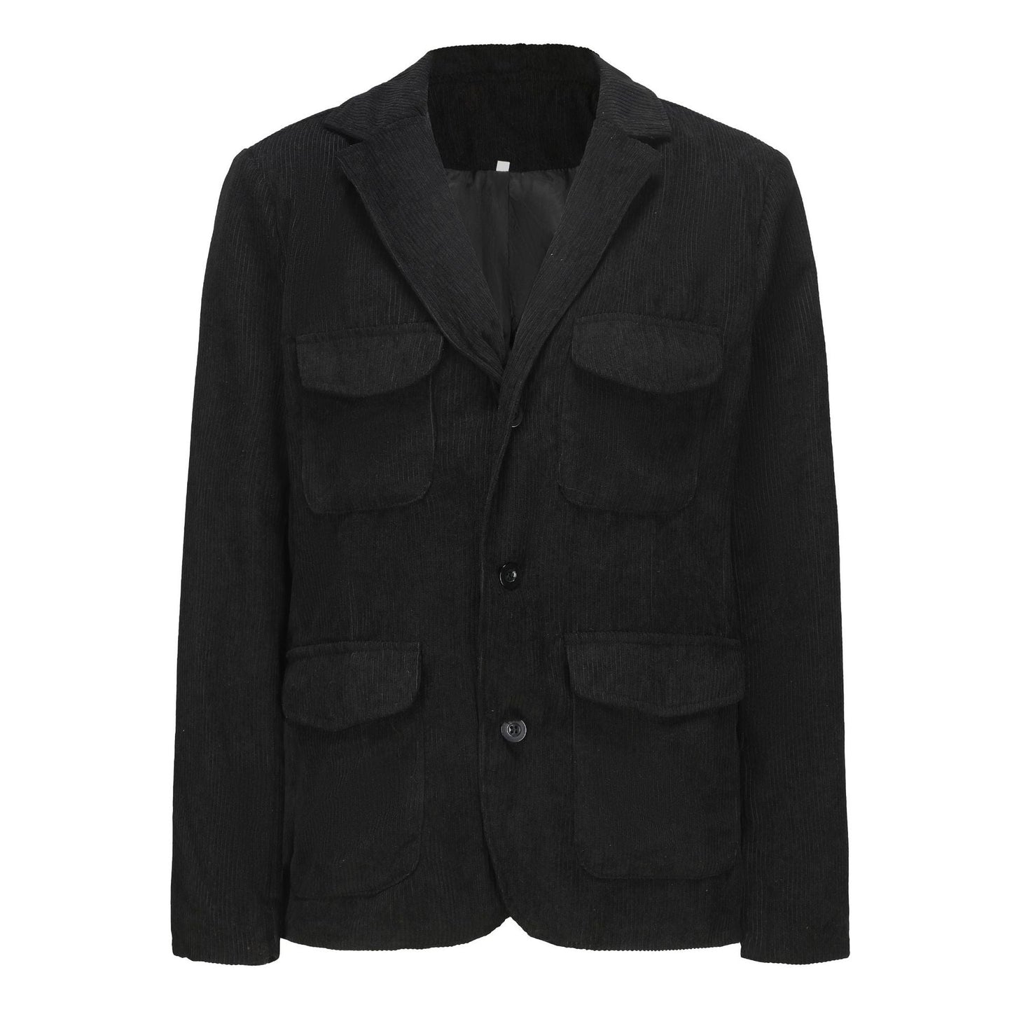 Streetwave Womens Corduroy Jacket With Front Patch Pockets For Casual Comfort And Everyday Wear