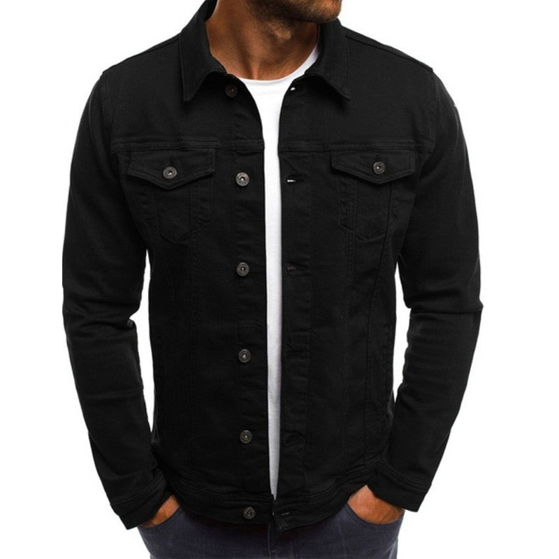 Streetwave Mens Denim Jacket Modern Design With Practical Chest Pockets For Men Everyday Style