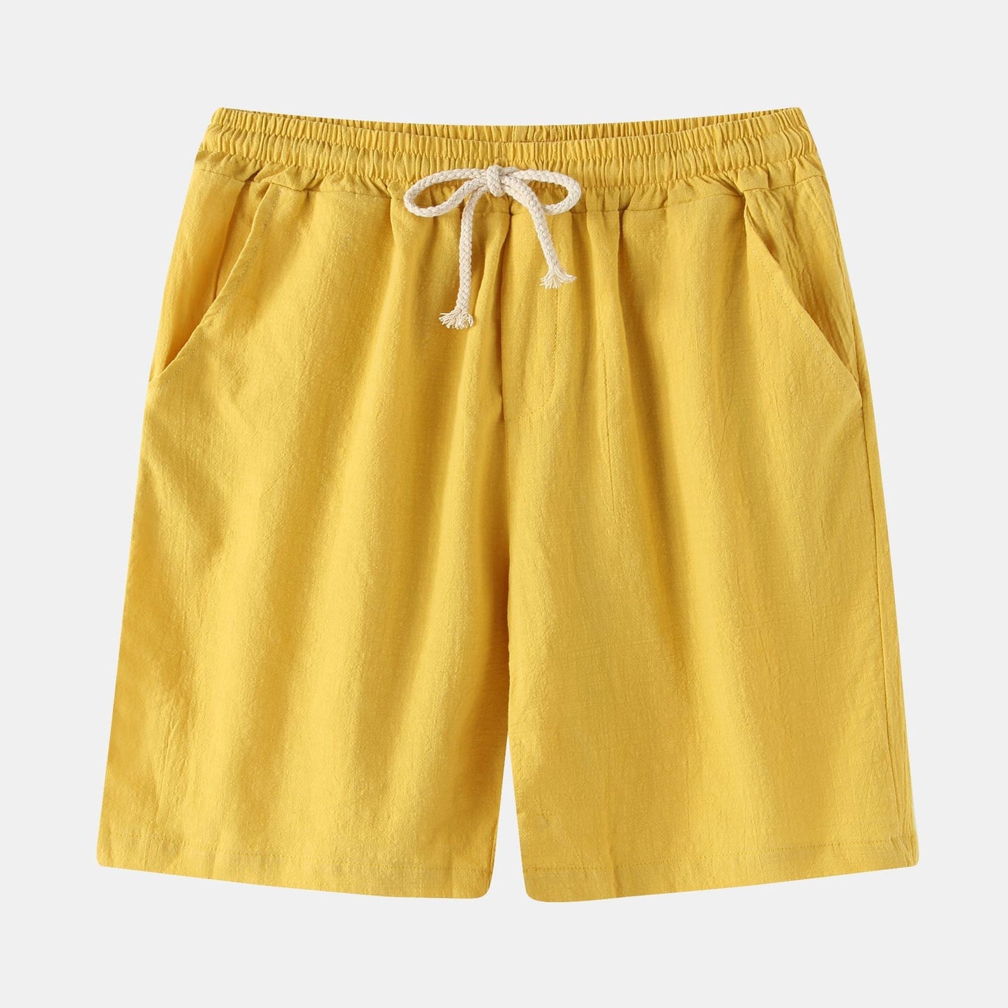 Men's Bermuda Shorts Street-wave Elastic Waist with Side Pockets for All-Day Comfort
