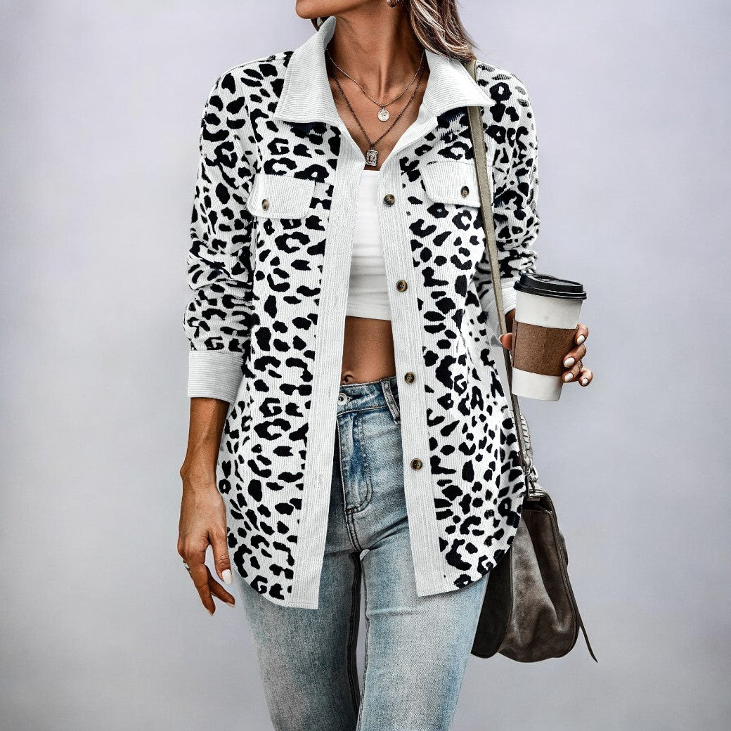 Street Wave Leopard Print Jacket For Women Elegant Comfort And Bold Confidence Premium Quality