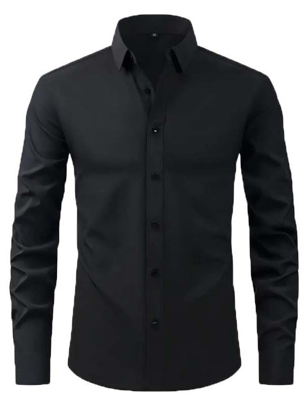 Men's Long Sleeve Shirt With Innovative Cut And Modern Design Street-wave For Modern Men