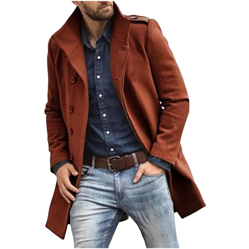 Men's Trench Coat Streetwave Modern Cut For Style Conscious Men Elegant And Versatile Outerwear