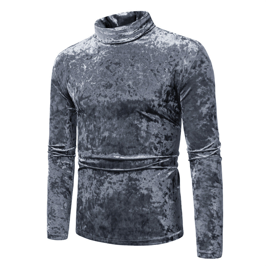 Streetwave Velvet Turtleneck Sweater For Men Elegant Soft Comfort Modern Everyday Style