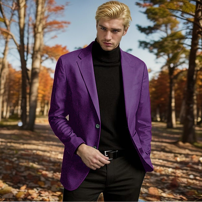 Men's Elegant Blazer Street-wave Sleek Cut Premium Fabric For Formal And Business