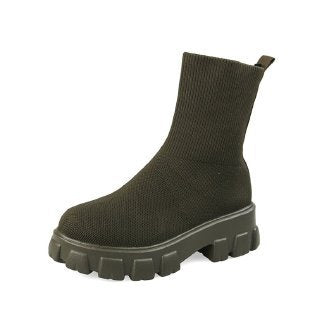 Street-Wave Women Knee High Boots With Thick Platform For All Day Comfort And Style