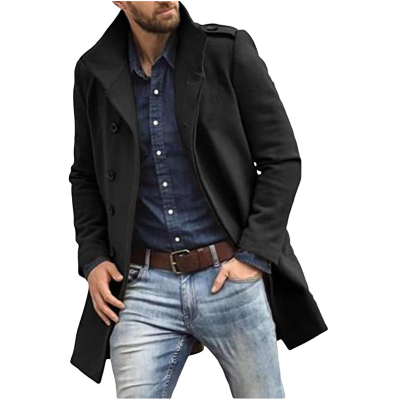 Men's Trench Coat Streetwave Modern Cut For Style Conscious Men Elegant And Versatile Outerwear