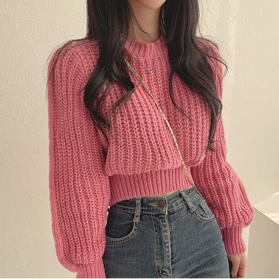 Street Wave Women's Cozy Chunky Knit Sweater With Wide Relaxed Fit And Drop Shoulders