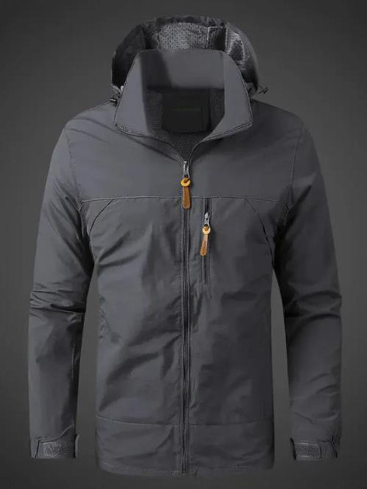 Street-Wave Mens Lightweight Functional Jacket Breathable Windproof Water Resistant Outdoor Gear
