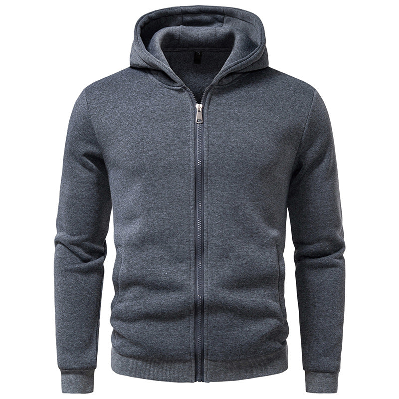 Street Wave Mens Full Zip Hoodie With Comfortable Breathable Material For Everyday Casual Wear