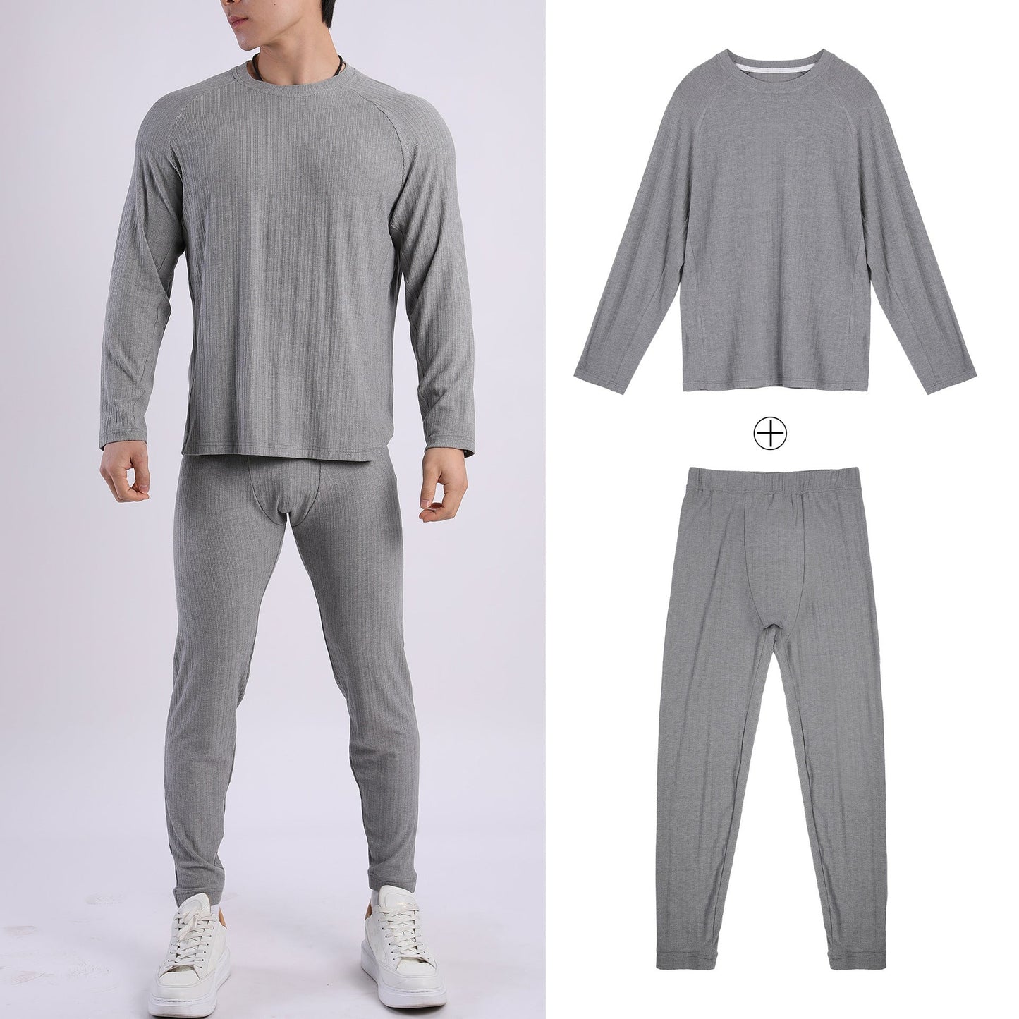 Streetwave Men's Thermal Set With Innovative Insulation And Moisture Wicking Fabric For Active Comfort