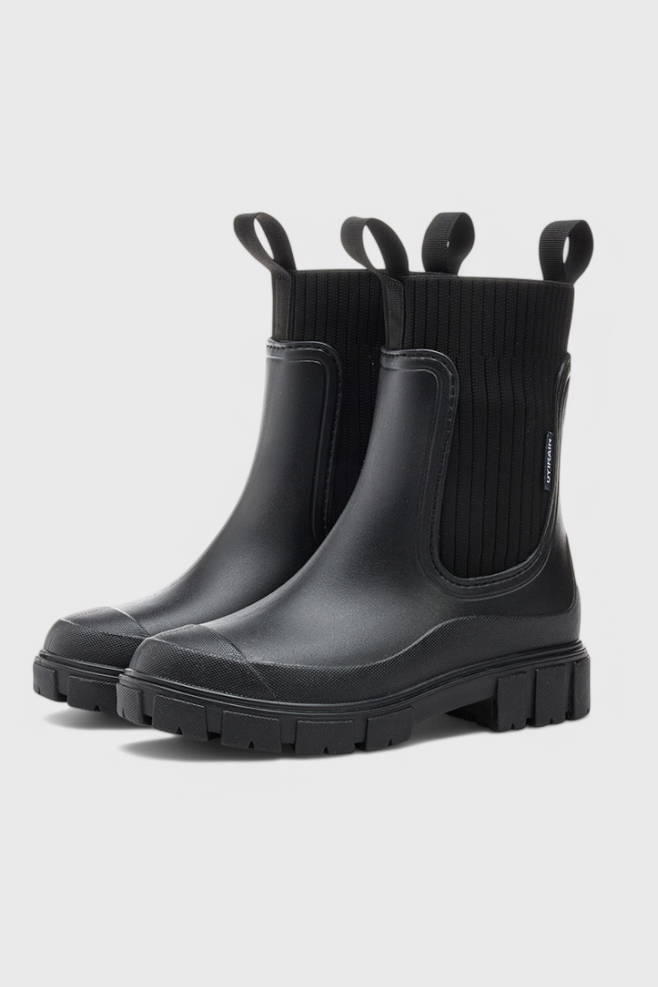 Women's Chelsea Boots with Waterproof Design and Sturdy Sole