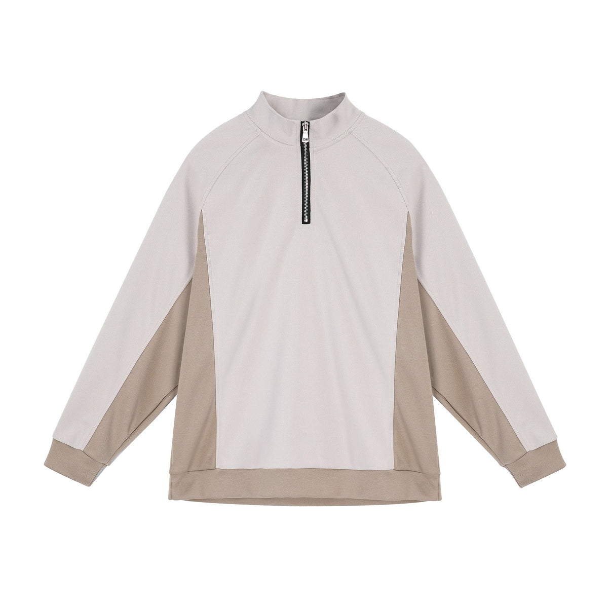 Street-wave Men's Half Zip Functional Pullover With Breathable Panels Training Top