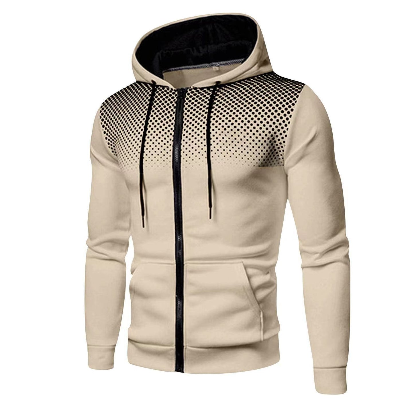 Men's Hooded Vest Slim Fit Soft Knit Zip Front Perforated Design Nordisk Flair Collection