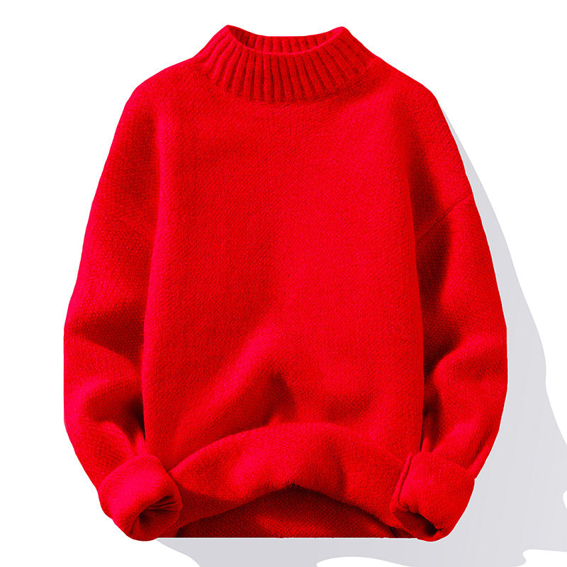 Street-wave Women's High-Neck Ribbed Knit Pullover - Cozy Soft Feel, Premium Comfort, Casual Chic