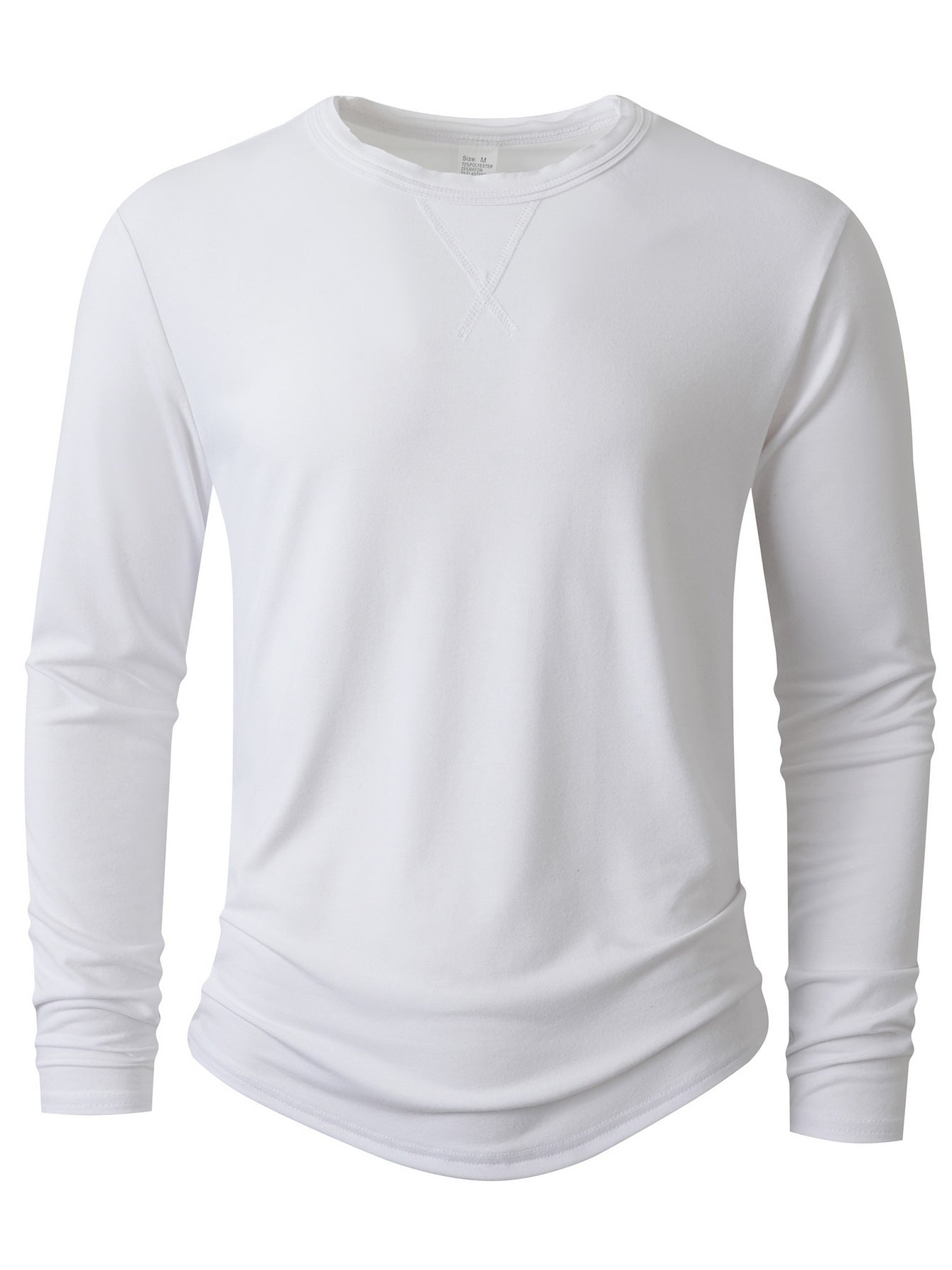 Streetwave Men's Athletic Long Sleeve Shirt Breathable Performance Top For Active Men