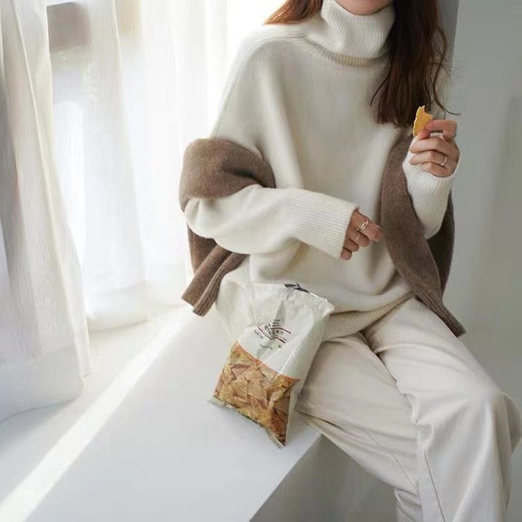 Street-Wave Classic Sweater For Women - Effortless Chic Cozy Timeless Essential Wardrobe