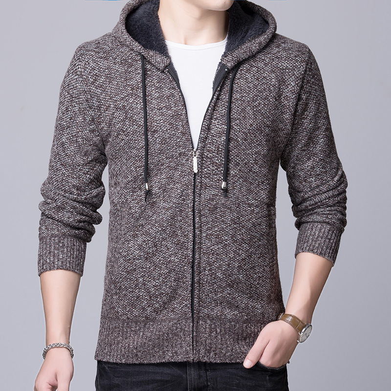 Street Wave Men's Cozy Zip Hoodie With Fleece Lined Interior For All Day Comfort