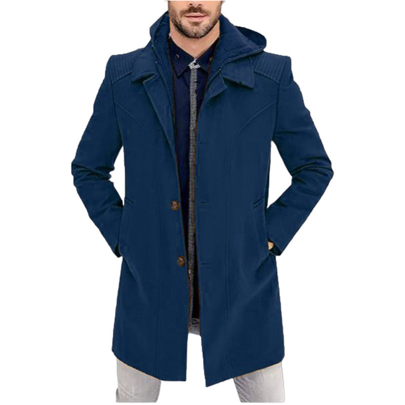 Streetwave Mens Elegant Winter Coat With Warmth Windproof Shell And Modern Fit For City Professionals