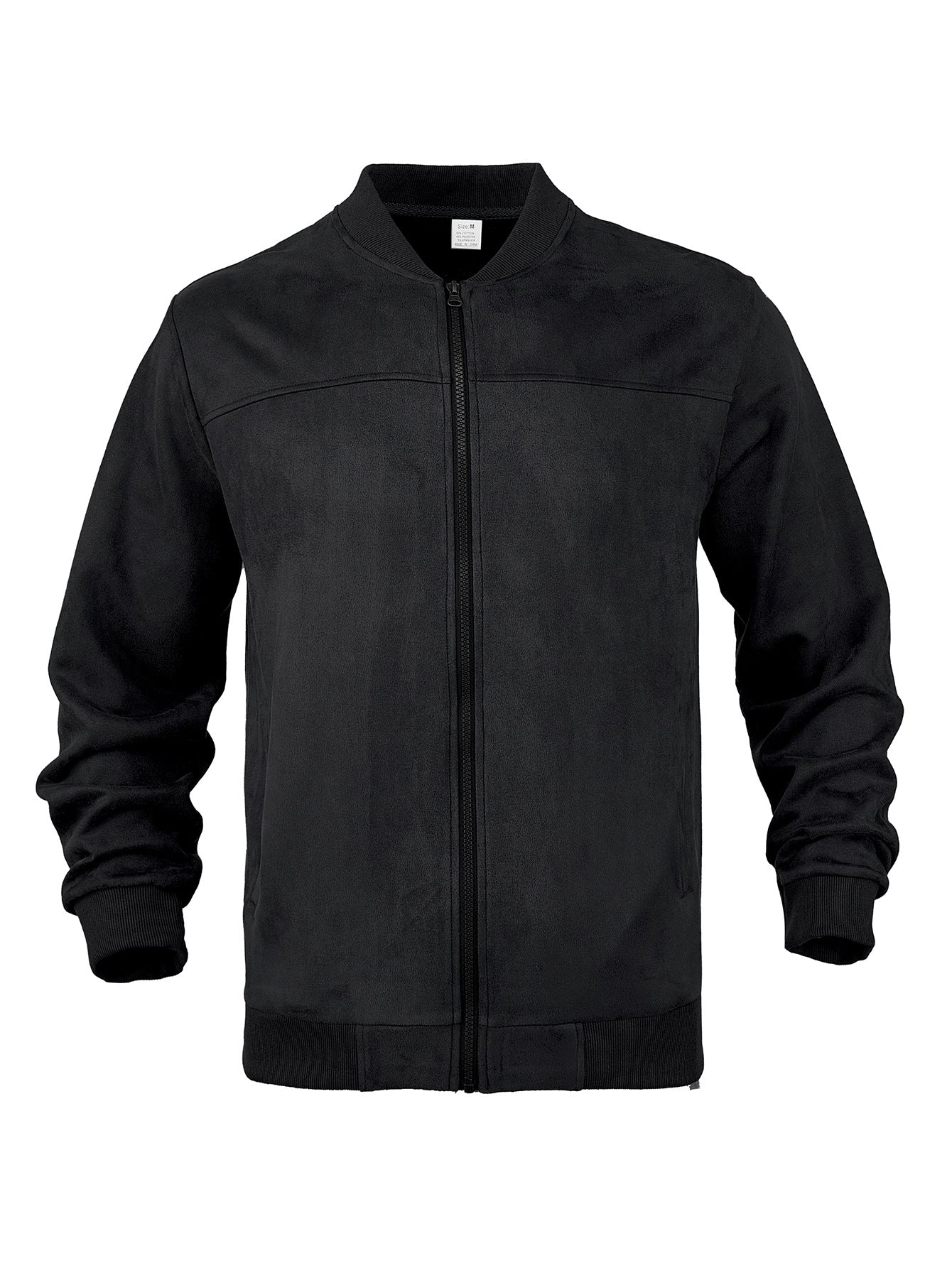 Street-Wave Men's Bomber Jacket With Comfortable Cuffs And Zip For Modern Style Everyday