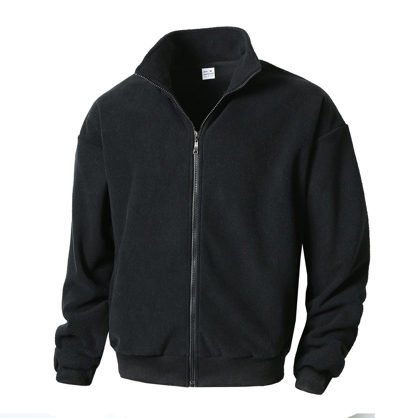 Street-Wave Mens Fleece Jacket With High Collar And Full Zip Soft Warmth Comfort
