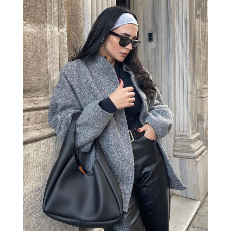 Street Wave Womens Elegant Fleece Jacket With Soft Warmth Modern Cut For Cozy Comfort