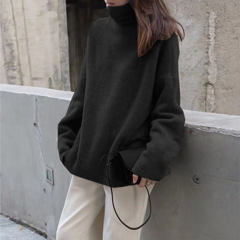 Streetwave Womens Wool Blend Turtleneck Sweater Cozy Warmth For Everyday Casual Wardrobe Essential