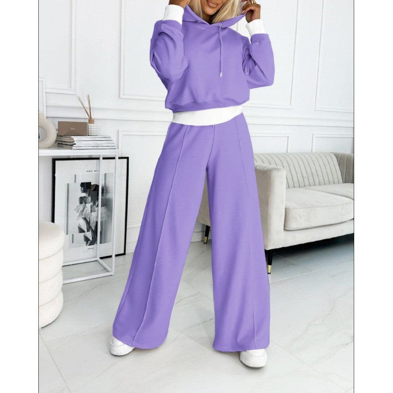 Streetwave Womens Sporty Lounge Set Cozy Breathable Fabric Ideal For Casual Athleisure