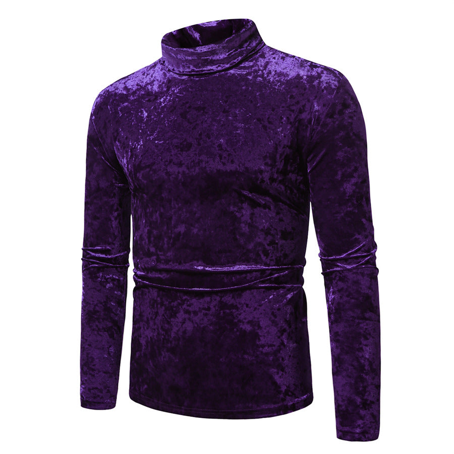 Streetwave Velvet Turtleneck Sweater For Men Elegant Soft Comfort Modern Everyday Style