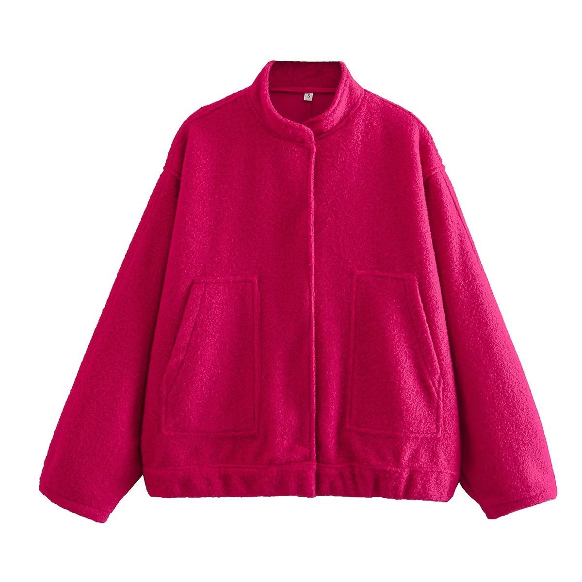 Streetwave Women Oversized Wool Coat Warm Breathable Wool Blend For Chic Everyday Style