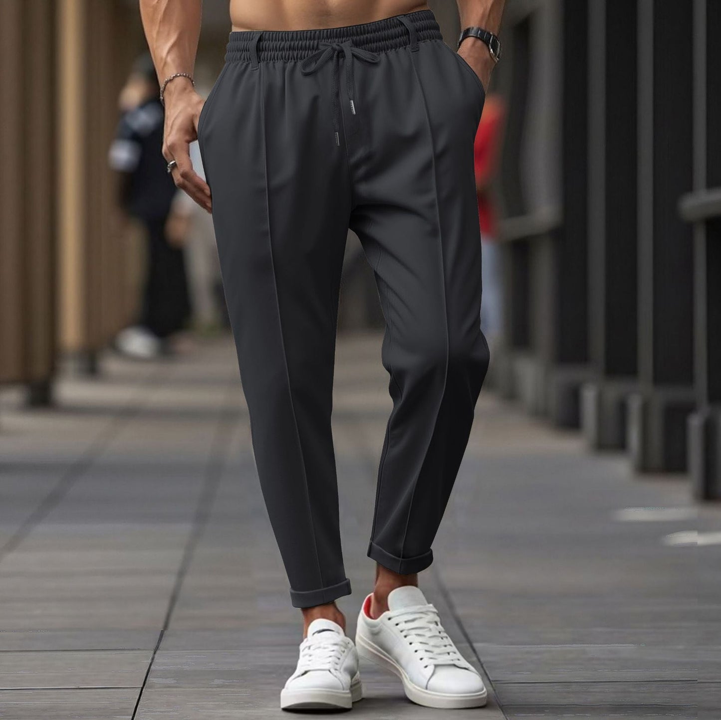 Nordisk Flair Mens Jogging Pants Cotton Blend Elite Comfort Elastic Waist