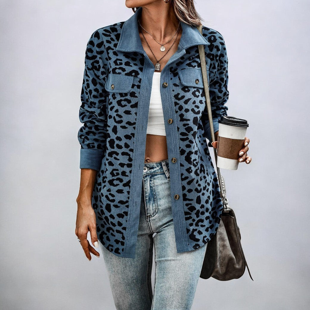 Street Wave Leopard Print Jacket For Women Elegant Comfort And Bold Confidence Premium Quality
