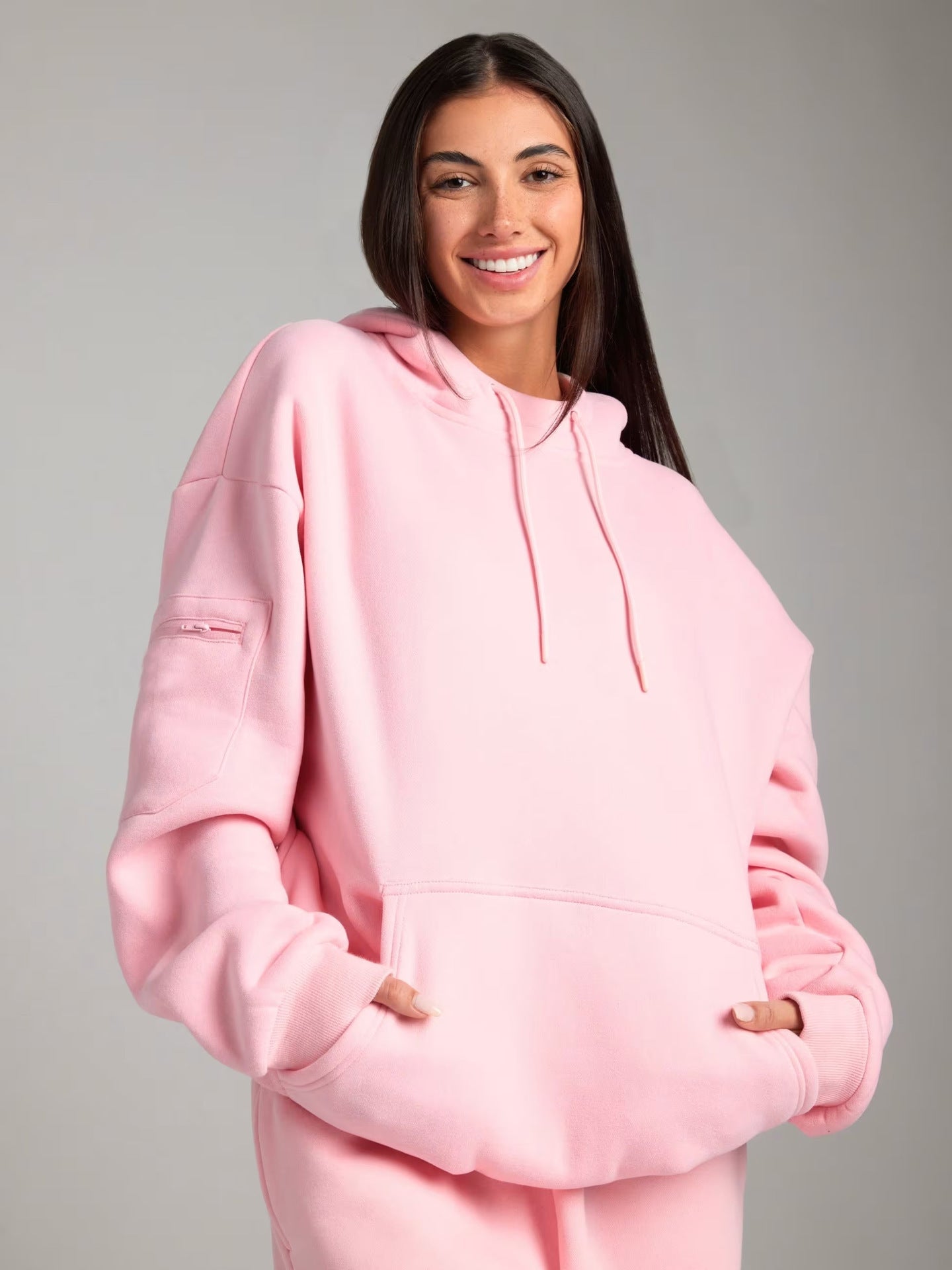 Relaxing Hoodie With Integrated Sleep Mask Street-wave For Women Cozy Comfort Day And Night