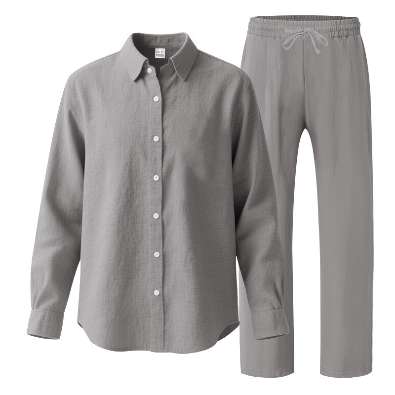Street-wave Men's Casual Tracksuit Set With Top And Elastic Pants For Comfortable Lightweight Loungewear